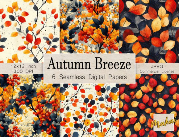 6 Moody Autumn Falling Leaves Patterns: A Comprehensive Evaluation for Digital Creators