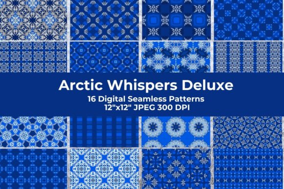 Arctic Whispers Seamless Winter Patterns