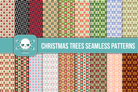 Christmas Geometric Seamless Patterns: A Festive Design Resource