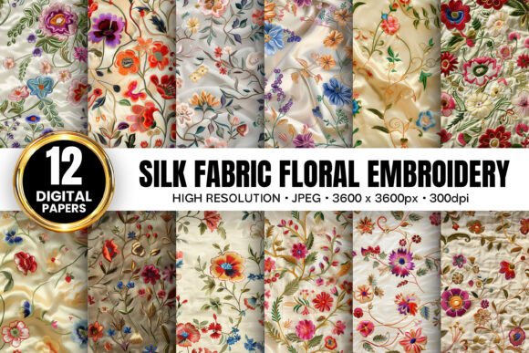 Floral Silk Fabric Embroidery Patterns: A Strategic Asset for Creative Professionals