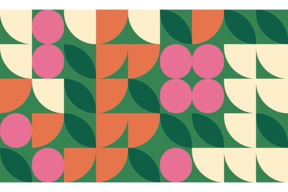 Geometric Vector Shape Patterns for Bold Design