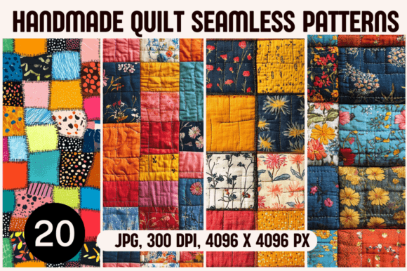 Handmade Quilt Seamless Patterns: Artistry & Warmth