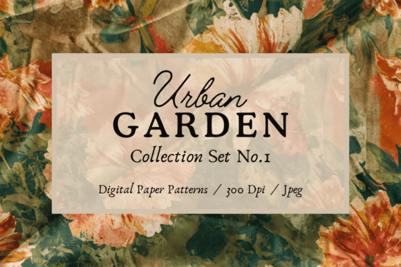 Urban Garden Botanical Patterns 1: Integrating Nature into Professional Workflows