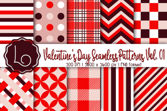 Valentine s Day Seamless Patterns Vol 01: The Secret Ingredient for Romantic Designs