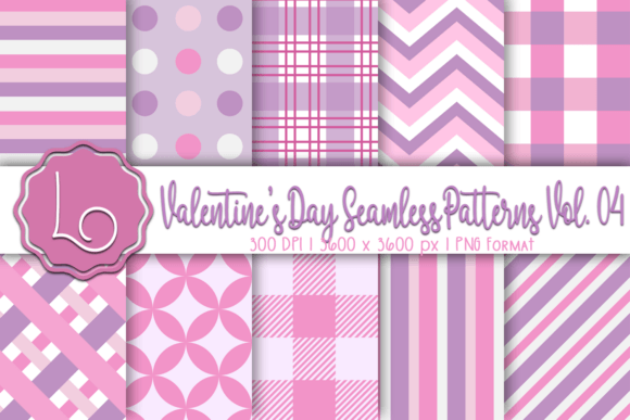 Valentine s Day Seamless Patterns Vol 04