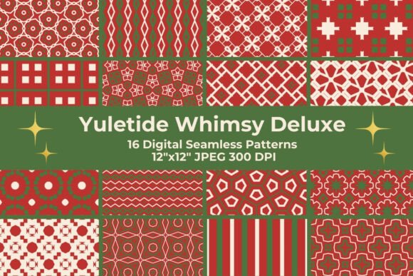 Yuletide Whimsy Christmas Patterns